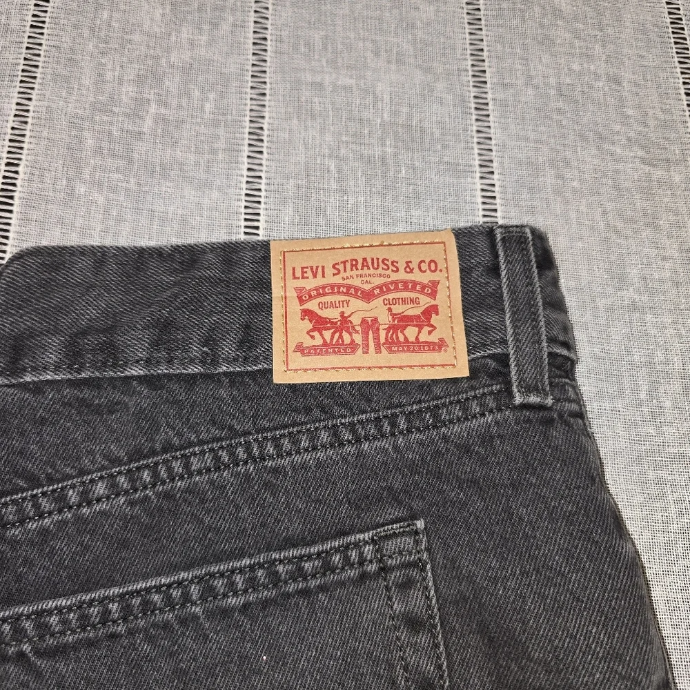 Levi's Black Denim Jean Shorts